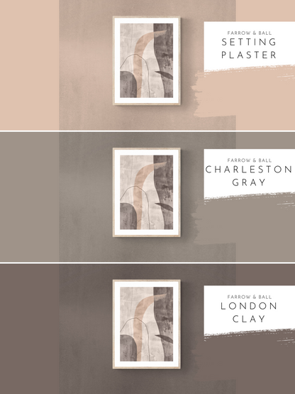 beige walls, brown walls, grey walls, pink walls, farrow & ball, 